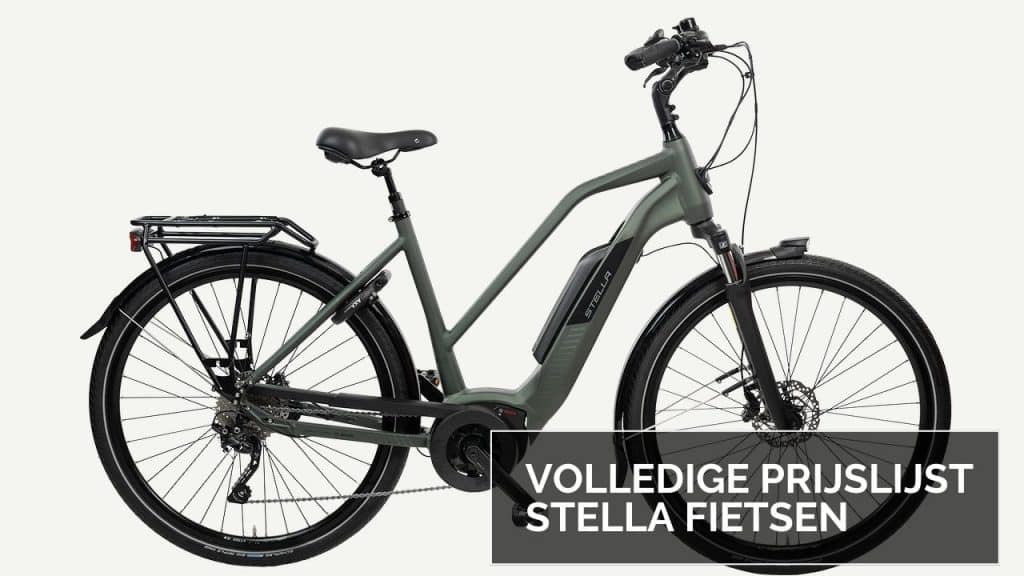 Bezem Archaïsch fragment Prijzen Stella 2021 - Volledige prijslijst Stella elektrische fietsen