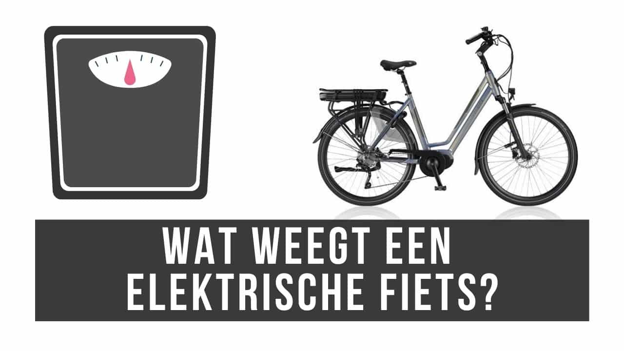 Wat weegt een elektrische fiets? | Gewicht E-Bikes - Bond